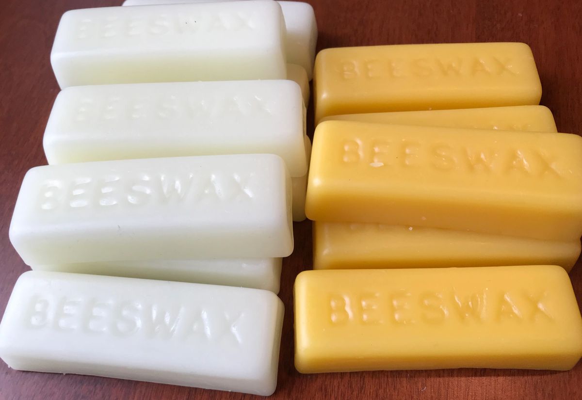 Pure Beeswax 1 oz. Bar - 1 dozen bars 