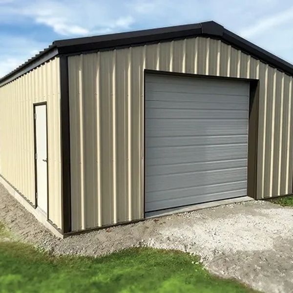 20' wide x 24' long x 10' or 12' eave height bolt up express steel building