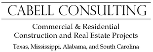Cabell Consulting 
Real Estate, Finance, and Construction