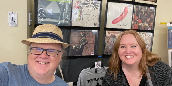 Mr & Mrs Tubelandia!!  Here for all your musical curation and collecting needs!