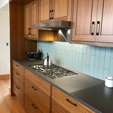 Refined kitchen cabinetry.