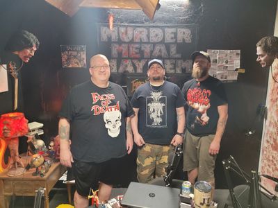 Pete, Joey and Chris in Horns High Studios 2023