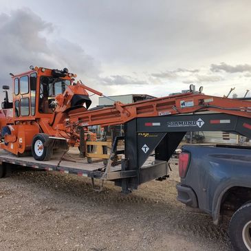 Hauling a Highway Broom