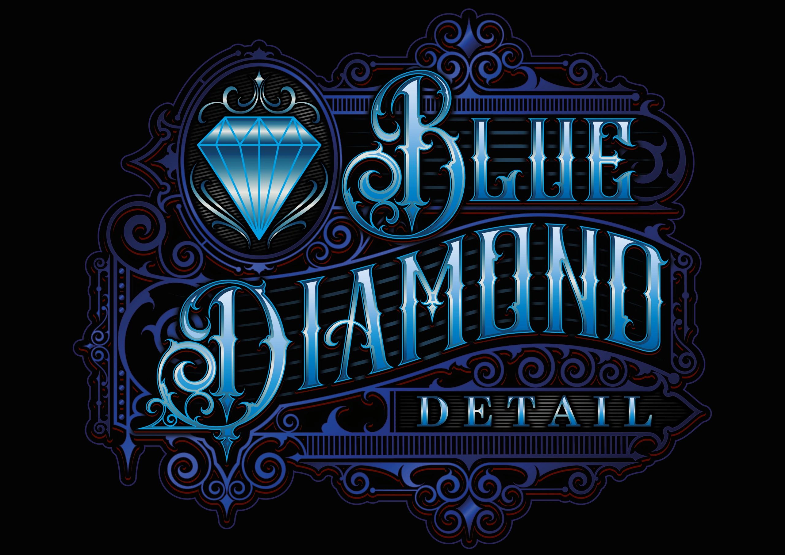 blue diamond detail