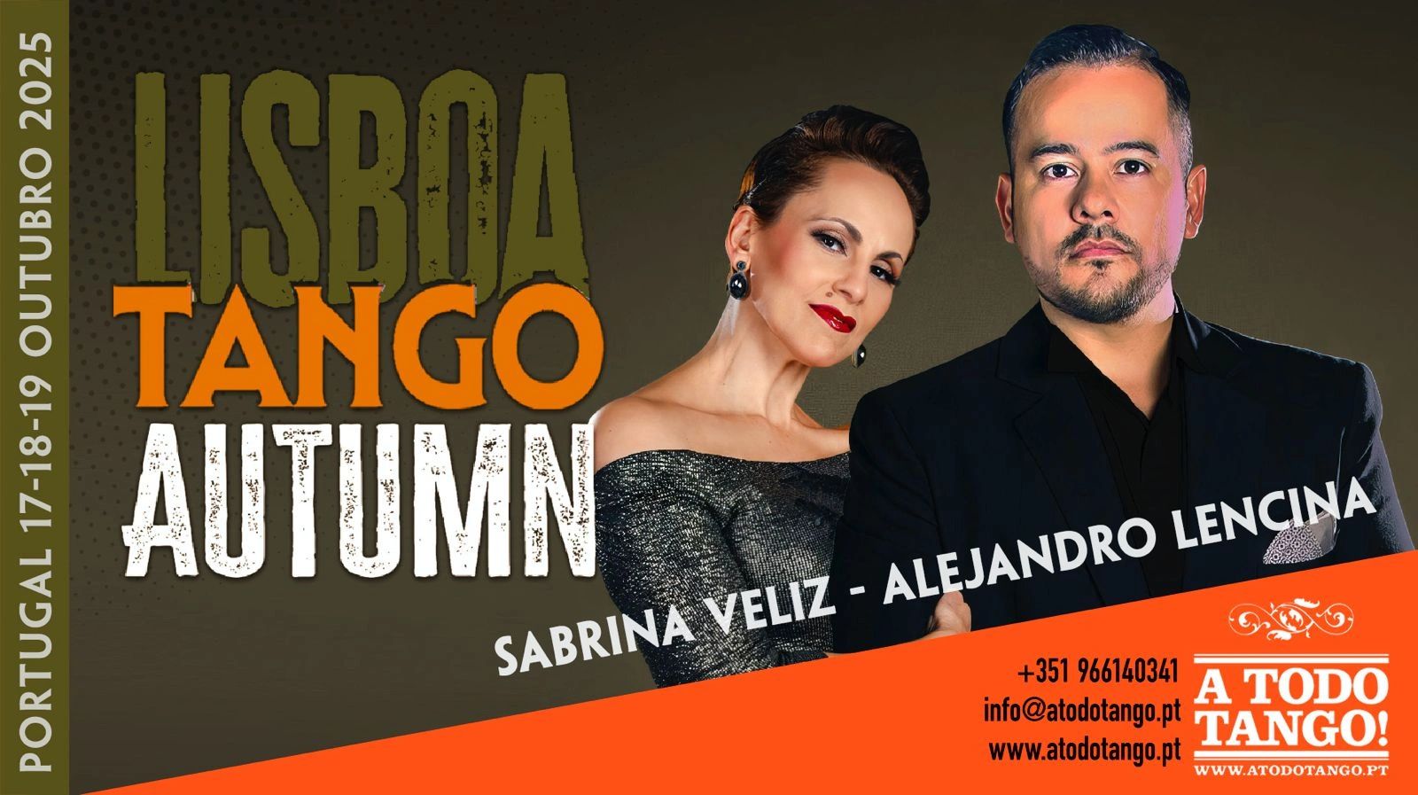 Lisboa Tango Autumn 17 a 19 de Outubro Lisboa Portugal Sabrina Veliz Alejandro Lencina A Todo Tango