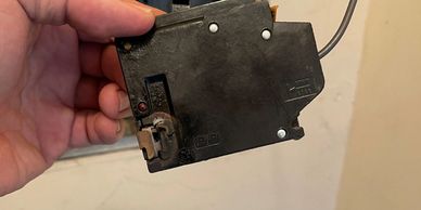 Burn Spot on Circuit Breaker