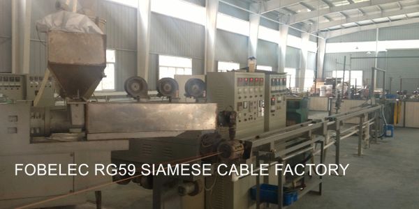 FOBELEC RG59 SIAMESE CABLE FACTORY