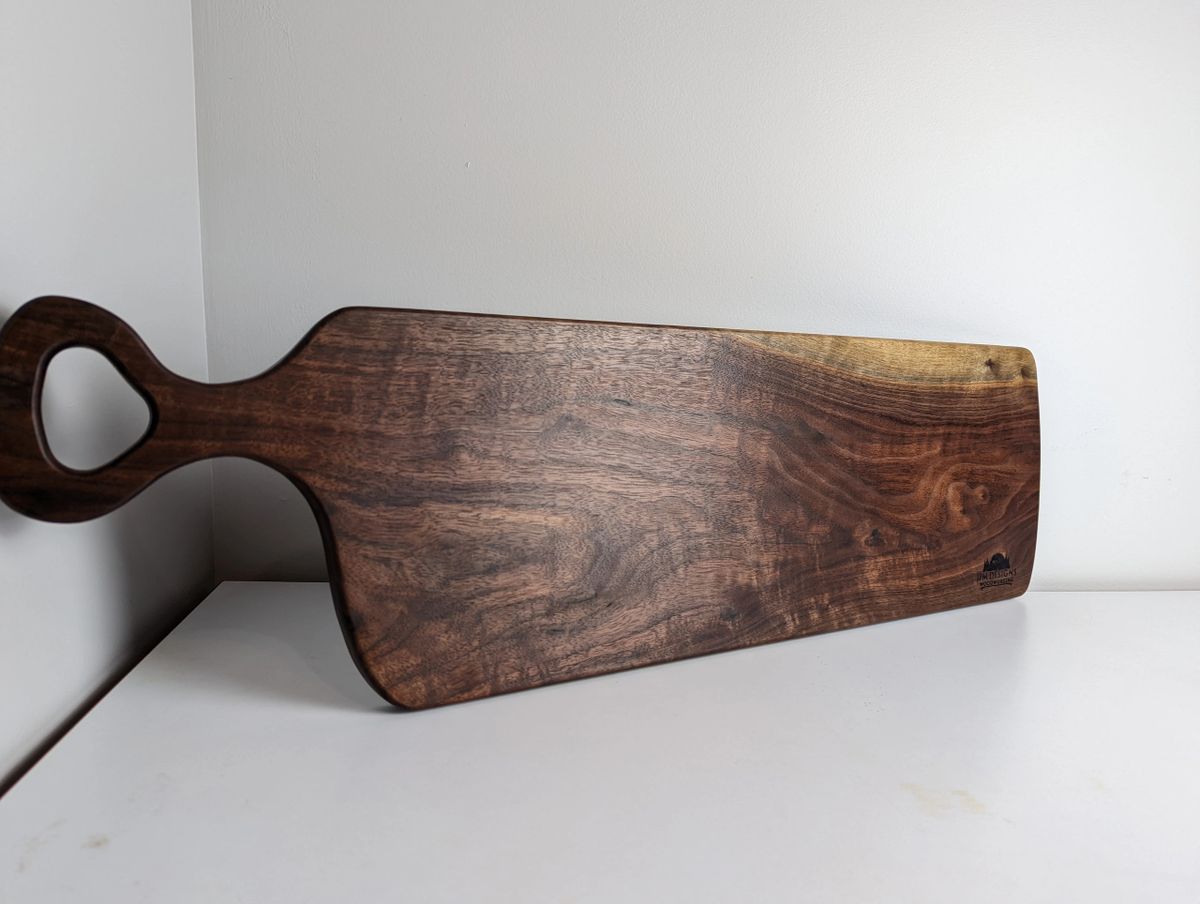 Black Walnut Charcuterie & Cutting Board – Crystal Images, Inc.