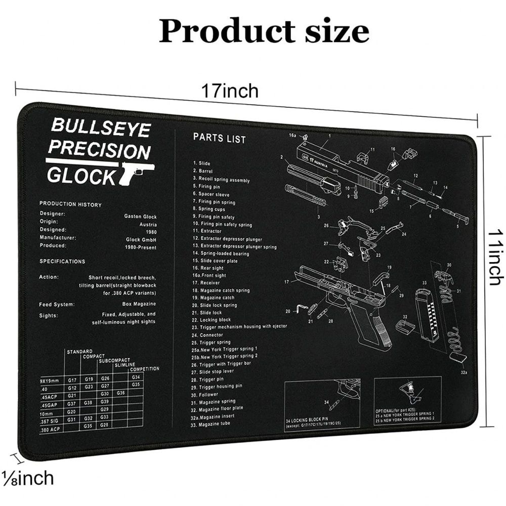 Glock Gun Cleaning Mat