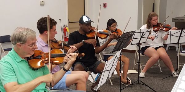 Violins in Community Ensemble
