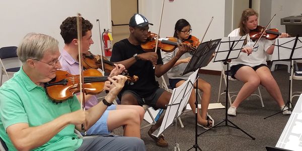 Violins in Community Ensemble