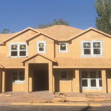 Framed house by Resolute Builders