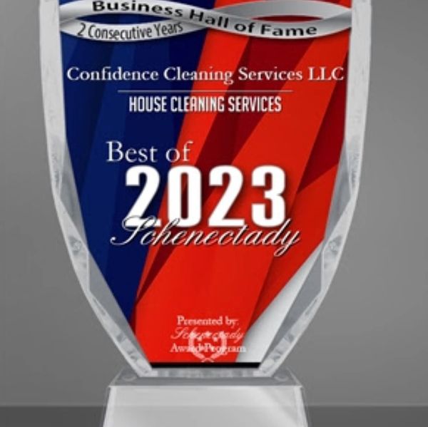 Award Program winner 2 consecutive years confidence cleaning services