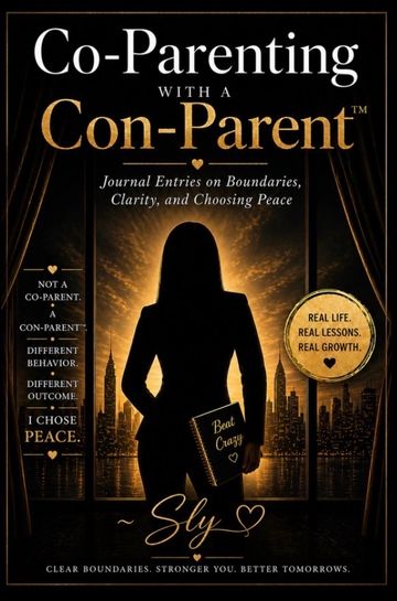 Book cover of 'Co-Parenting With A Con-Parent' by Sly.