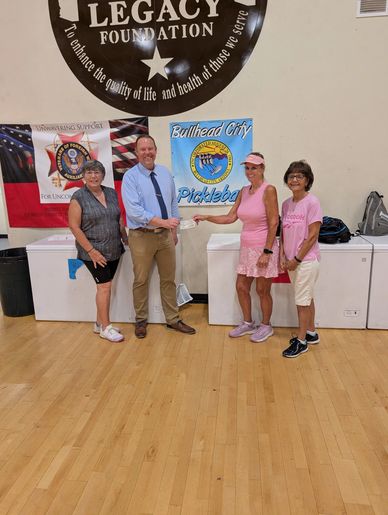 August 17th 2026 $500 check given to Boys and Girls Club CEO Dave Heath.