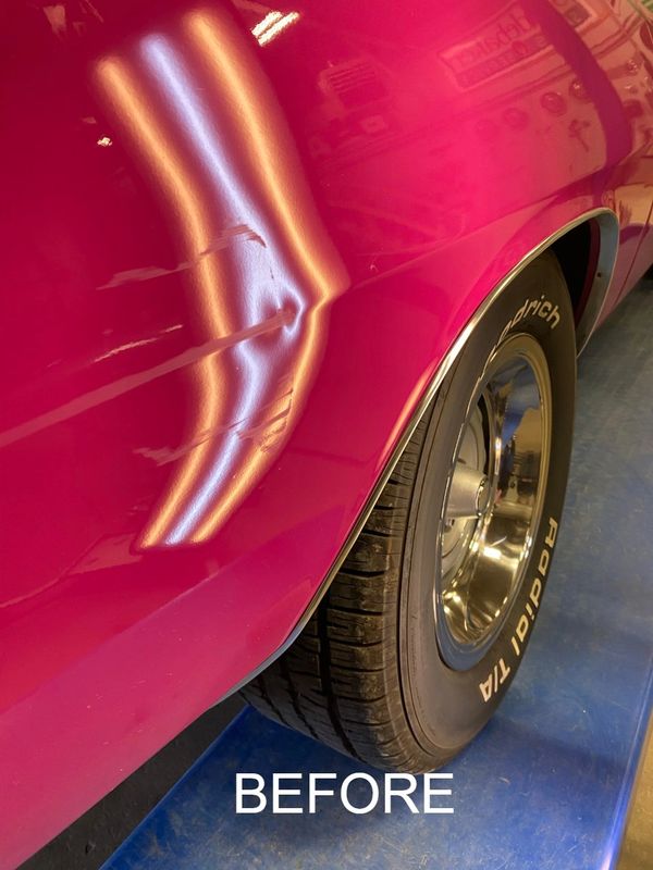 Dent scratch before