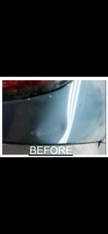 Dent before