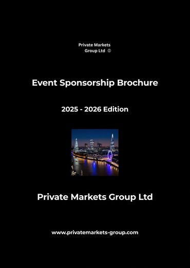 Private Markets Group Ltd Event Sponsorship Brochure