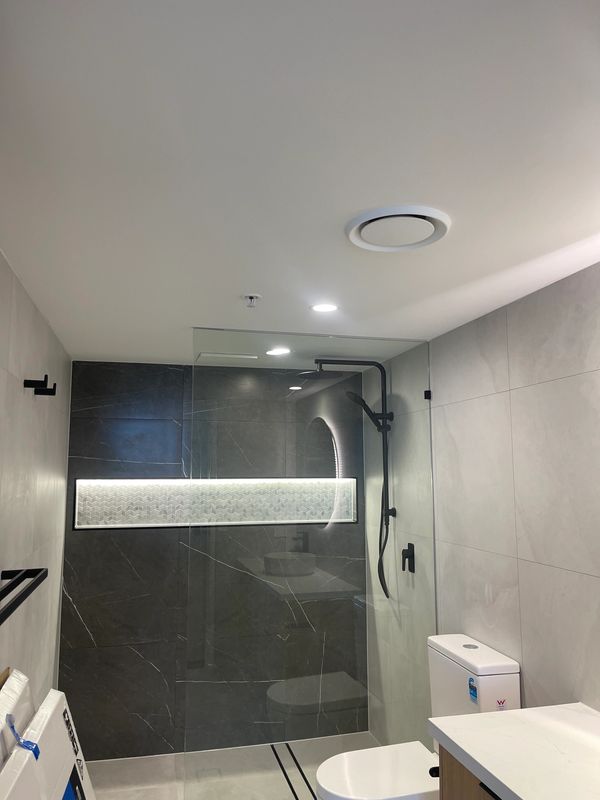 Bathroom lighting upgrade gold coast electrician advanced electrics