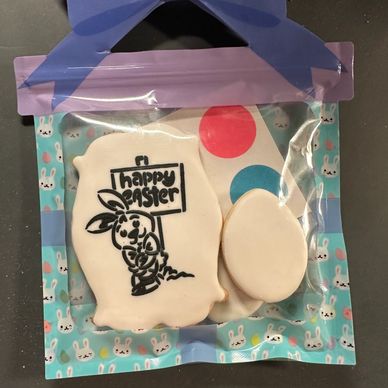 Our Happy Easter Gingerbread Paint your Own Cookie is $5
