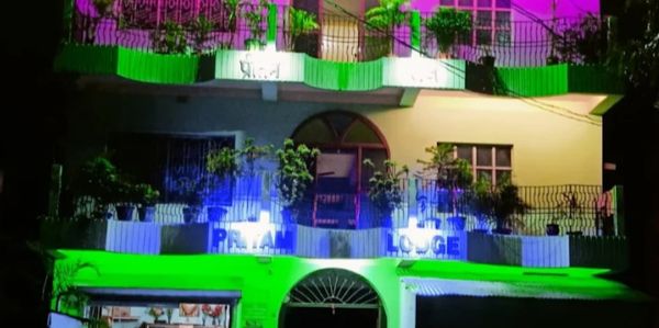 Pritam lodge night view, Bishnupur