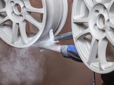 auto wheel powder coating in Tulsa