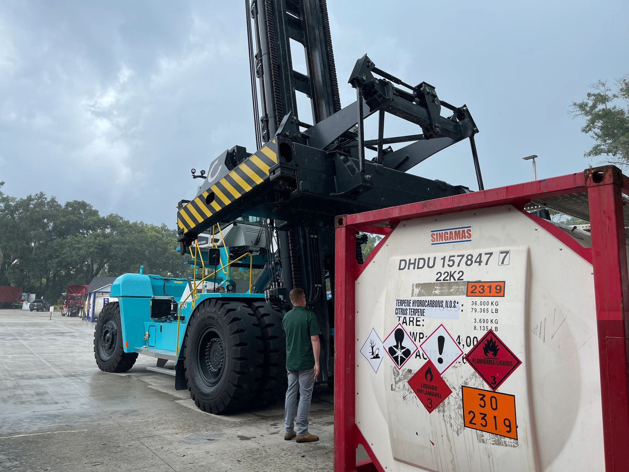 Class 7 Rough terrain forklift