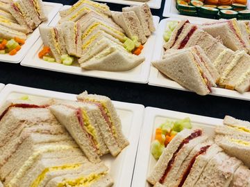 Explore the range of sandwich platters as part of our catering services.