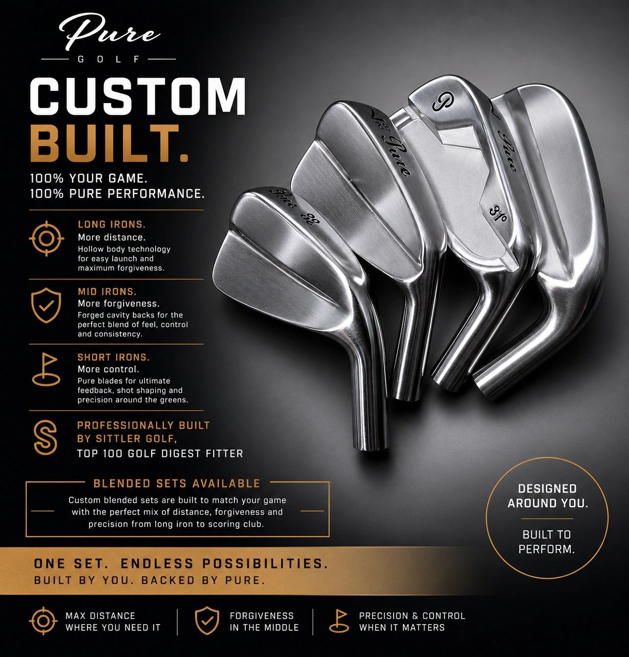 Pure One Golf Pure Golf Clubs - Home