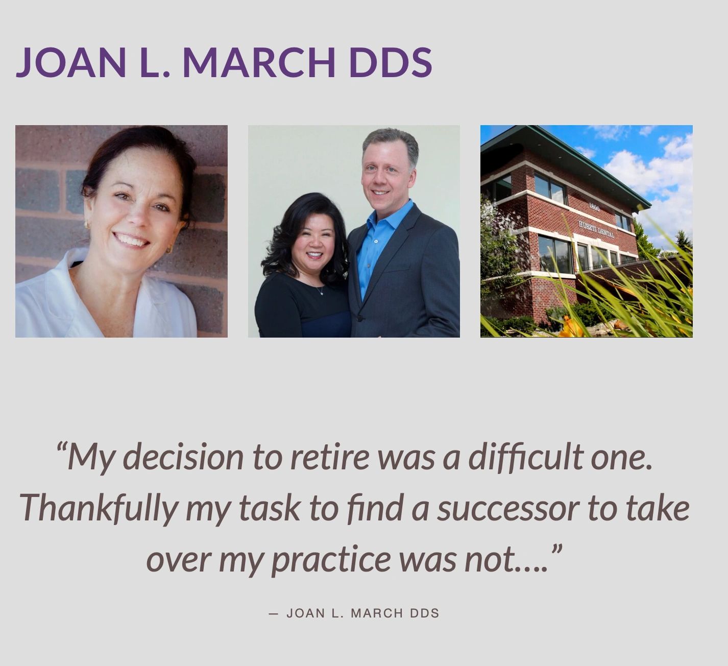 March DDS retirement