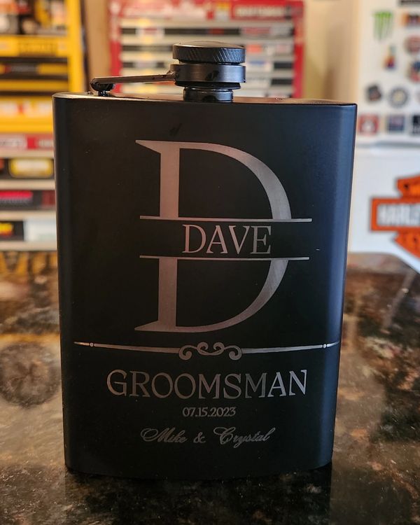 Custom flask. In stock