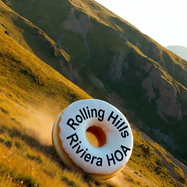Come see the huge donuts rolling down the hills!