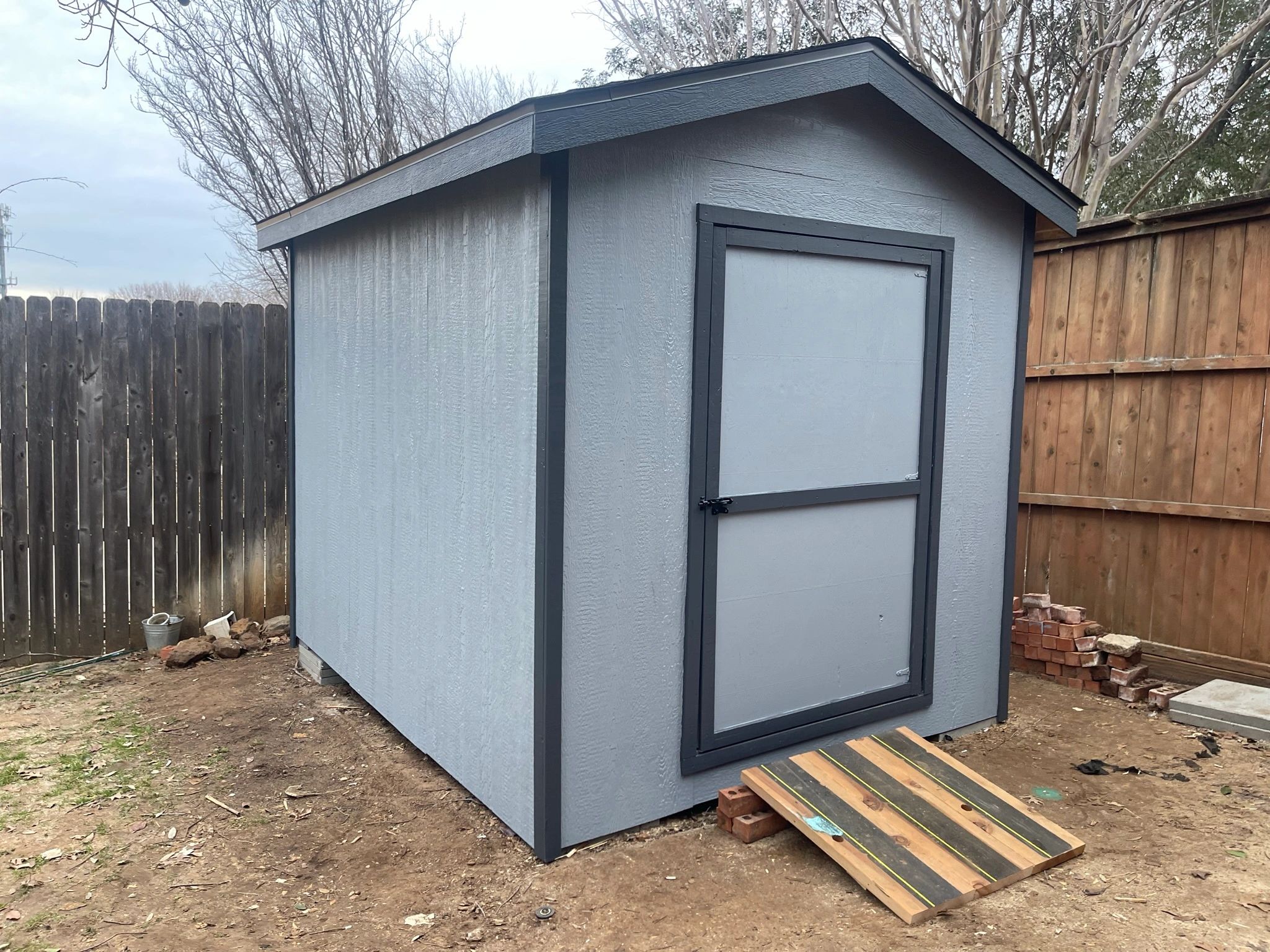 Custom outdoor storage shed located in north richland hills tx