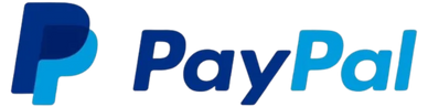 The PayPal logo with its iconic blue 'P' and stylized text.