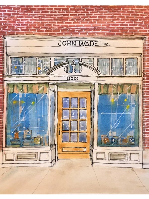 John Wade Record Shop in the 1960's - Shaker Square - Cleveland, OH 