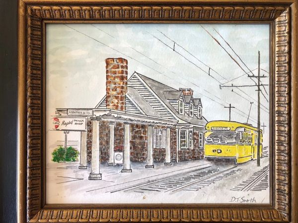 Shaker Rapid Transit Line, Lynfield Road stop, Shaker Heights, OH 
by Darrell T. Smith