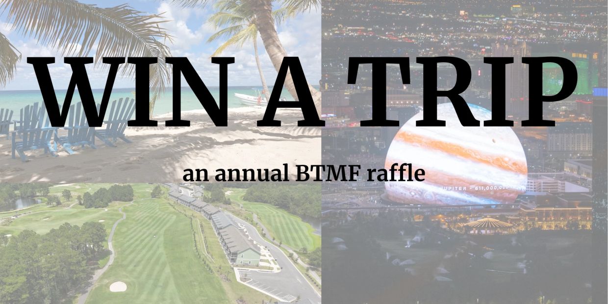 Raffle announcement: Win a trip!