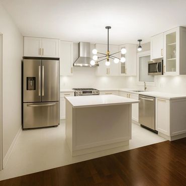 kitchen cabinets, custom cabinets, kitchen renovations, modern shaker, quartz countertop