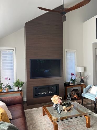 decorative wall paneling, custom renovation, modern