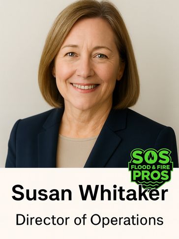 Professional headshot of Susan Whitaker, Director of Operations at SOS Flood & Fire Pros.