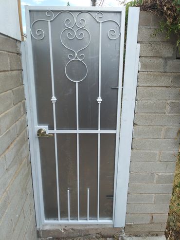 steel door