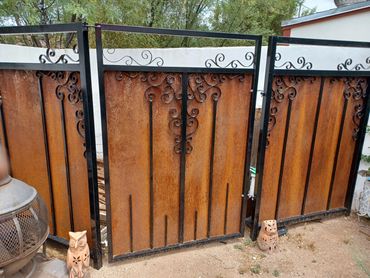 small fence with gate