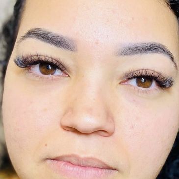 Classic full set eyelash extensions in Coral Gables Miami by Alpas Lashes