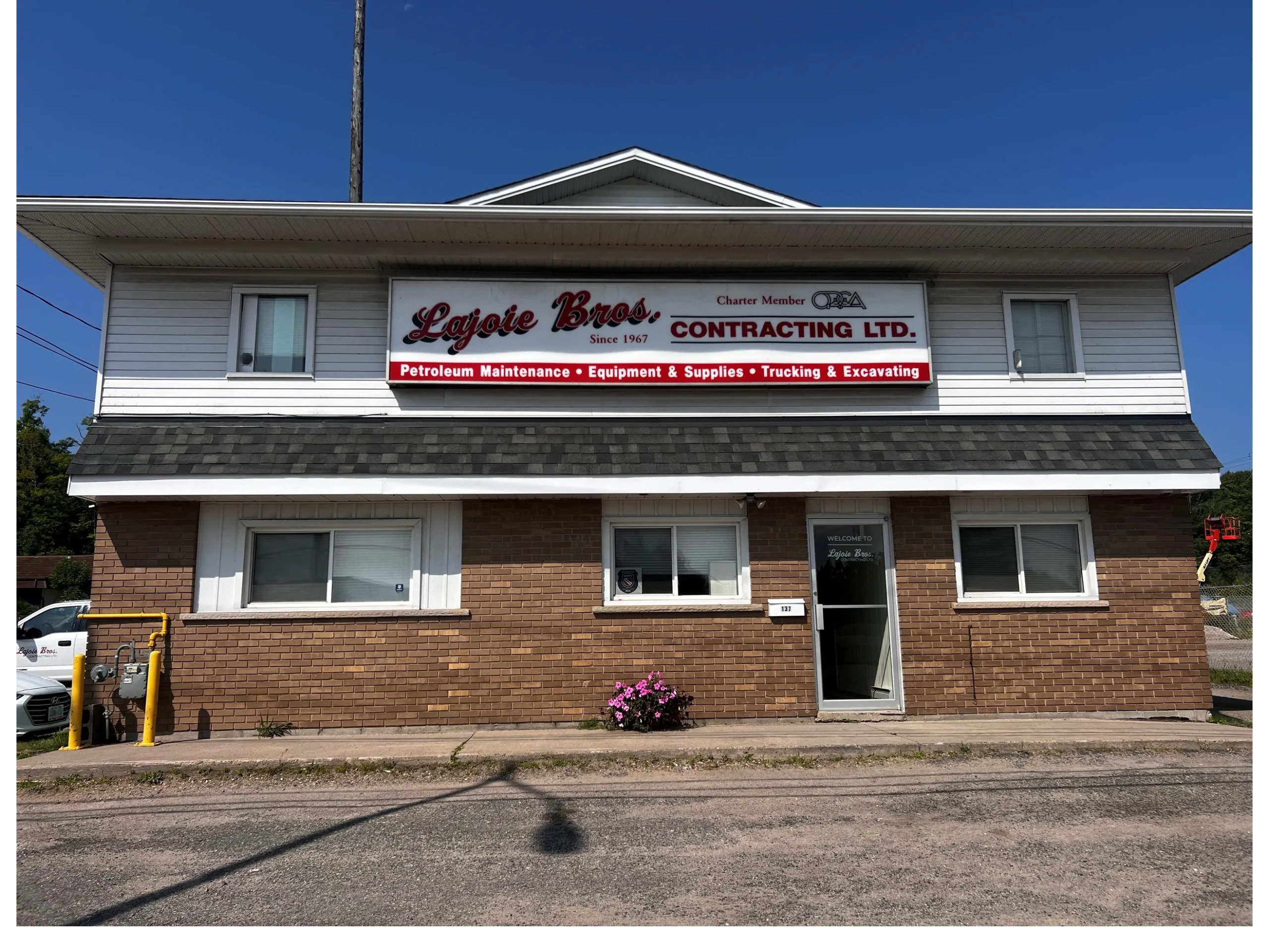 The Lajoie Bros. main office in Sault Ste. Marie.