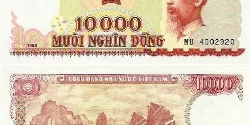 HO CHI MINH, VIETNAMESE 10,000 DONG