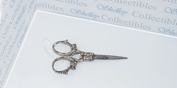 antique sewing scissors. Circa 1850