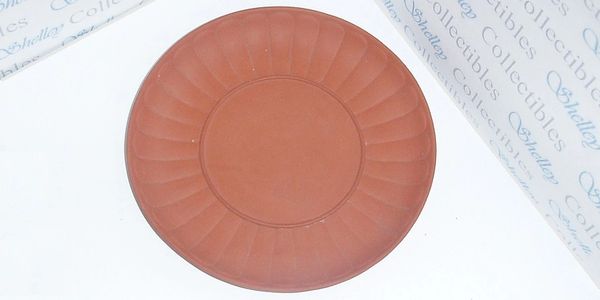 Wedgwood Deep Plate. Terracotta Colour. 1820  Rare Example of Early Terracotta Colour