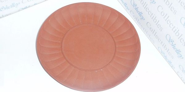 Wedgwood Deep Plate. Terracotta Colour. Circa 1820. Rare Example Early Terracotta Colour