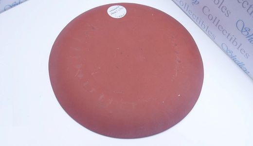 Wedgwood Deep Plate. Terracotta Colour. Circa 1820. Rare Example of Early Terracotta Colour