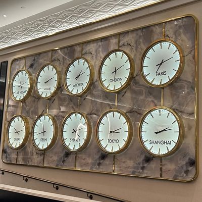 clocks on a wall